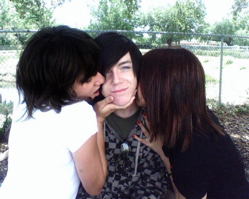 Lady Gaga, Alex McKee & Friend in 2007
