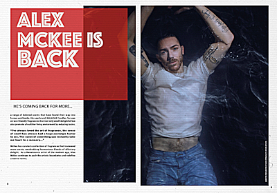 Keywords: Alex McKee;magazine cover